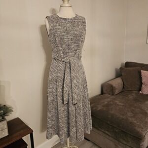 Calvin Klein Tweed Sleeveless Dress Or Jumper Size 12 - NWT MSRP $134